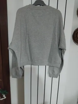 Felpa Guess donna grigia con logo