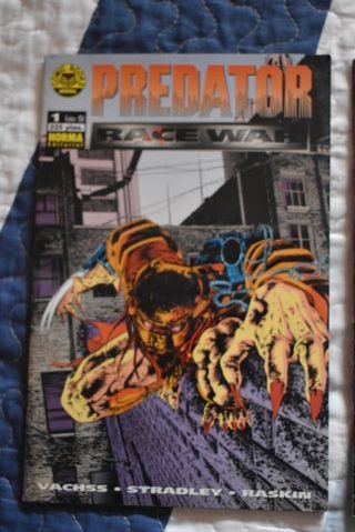 Lote 2 comics Pedrator Race War Norma editorial
