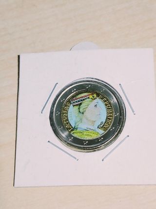 2€ Lettonia 2014 Fanciulla Colorata Collezionismo