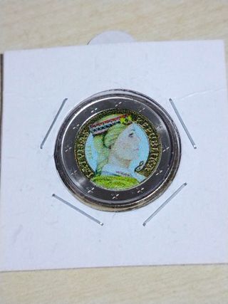 2€ Lettonia 2014 Fanciulla Colorata Collezionismo