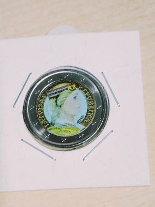 2€ Lettonia 2014 Fanciulla Colorata Collezionismo