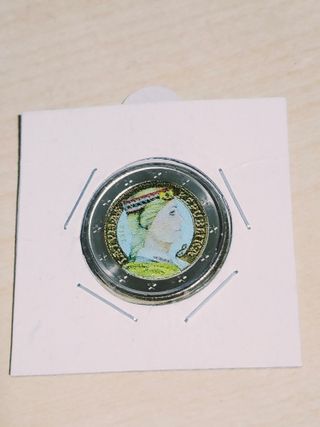 2€ Lettonia 2014 Fanciulla Colorata Collezionismo