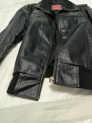 Chaqueta de cuero Jack & Jones Talla M