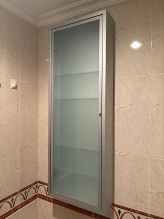Estanterías de cristal para baño (2 Uds)