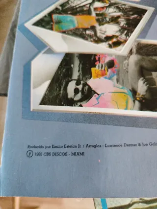 Vinilo Gloria Estefan 1985