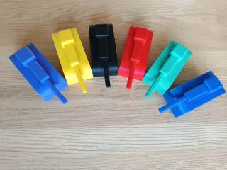 Riproduzioni 3d carrarmati Risiko! colorate