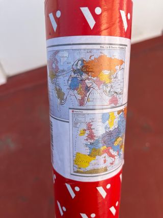 Mapa escolar II Guerra Mundial Europa