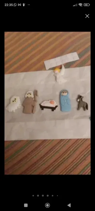 Figuritas Reyes Magos del roscón - Cambio