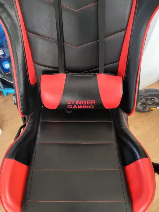 Silla Gamer Youtuber Negra y Roja