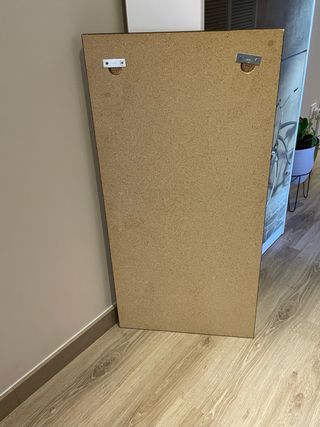 Espejo de pared madera y cristal