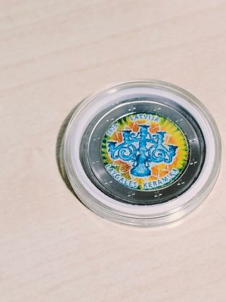 2€ Lettonia 2020 Ceramica da Collezione