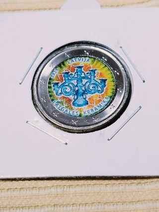 2€ Lettonia 2020 Ceramica da Collezione