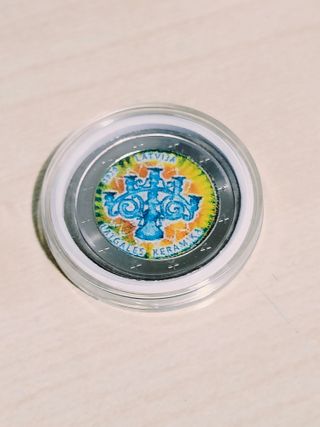 2€ Lettonia 2020 Ceramica da Collezione