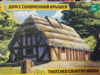 Maqueta Casa Rural Tejado Paja svezda 1/72