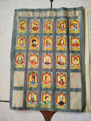 Los Reyes de España cromos cultura