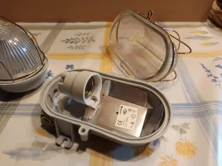 Coppia plafoniere ovali