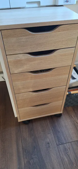 Escritorio con cajonera