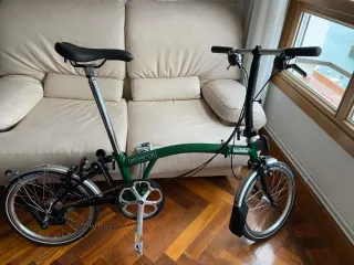 Bicicleta Brompton 6V plegable