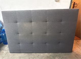 Cabecero Cama 150cm Tapizado Gris