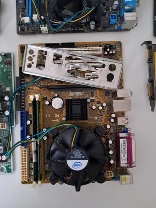 Lote Placas Base y Componentes PC