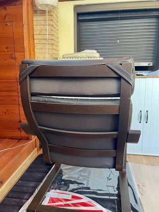 Butaca IKEA Poäng Piel Marrón