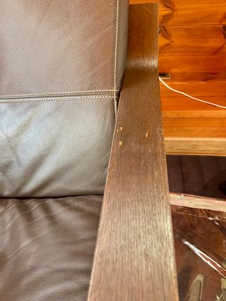 Butaca IKEA Poäng Piel Marrón