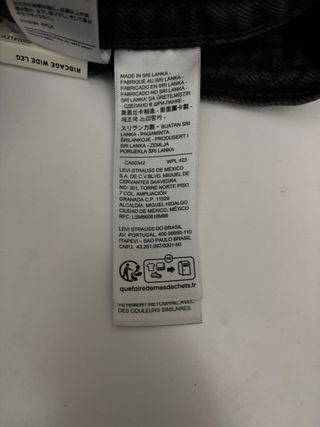 Jeans Ribcage Wide-Leg Braided Levi’s