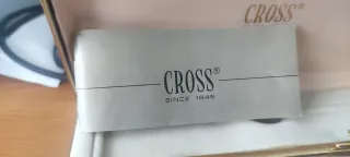 Bolígrafo Cross chapado oro  Estuche Original