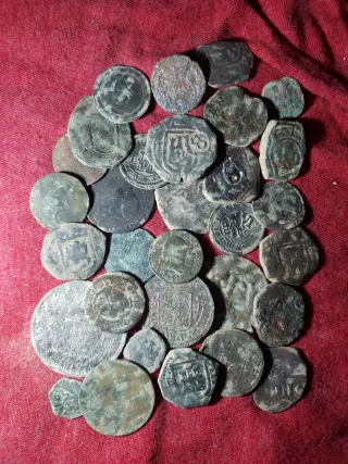 Lote de 31 monedas antiguas