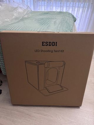 Estudio fotográfico Oubo con accesorios