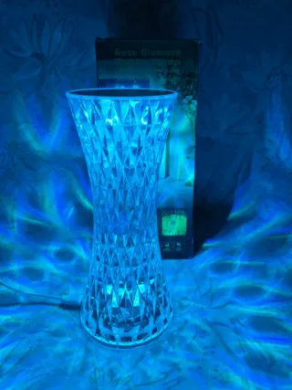 Lámpara Rose Diamond Táctil RGB
