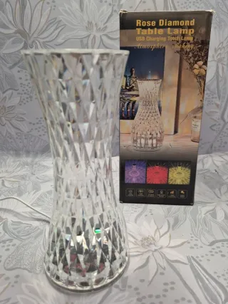 Lámpara Rose Diamond Táctil RGB