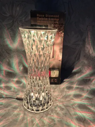 Lámpara Rose Diamond Táctil RGB