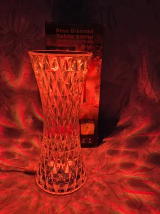 Lámpara Rose Diamond Táctil RGB