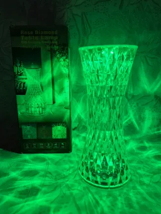Lámpara Rose Diamond Táctil RGB