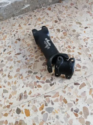 Potencia Bici Negra Larga