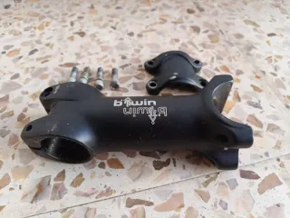 Potencia Bici Negra Larga