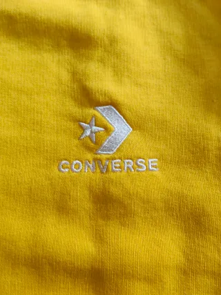 Felpa Converse Gialla Girocollo