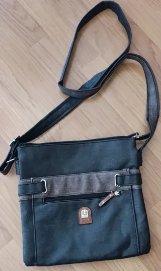 Bolso mujer negro y gris