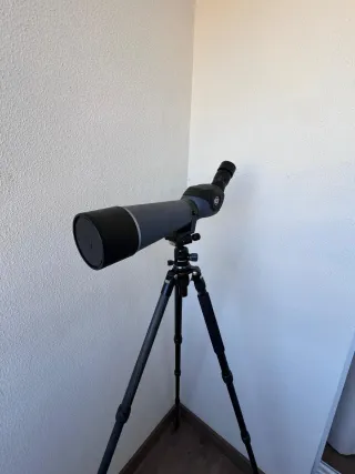 Telescopio Bresser Multicapa más trípode.