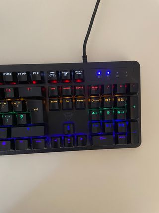 Teclado Mecánico RGB Gamer Negro