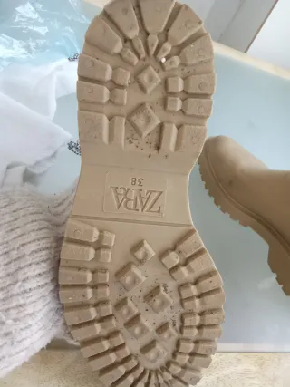 Botines de agua Zara beige