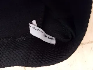 Falda corta vuelo negra