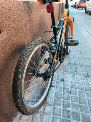 Bicicleta BMX 20 Naranja/Negra