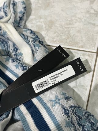 Short Amiri bandana de algodón – talla XS original