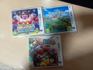🇪🇸 Lote Kirby Robobot, Fantasy Life y Smash 3DS