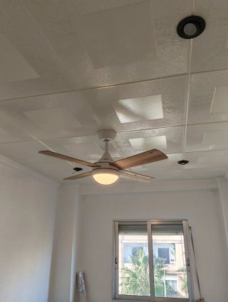 Montaje / montador de ventiladores de techo