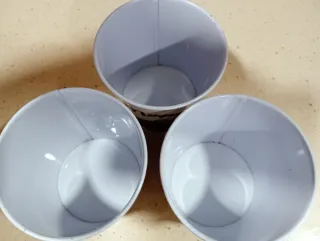 Juego 3 Cubre Macetas Metal Navidad