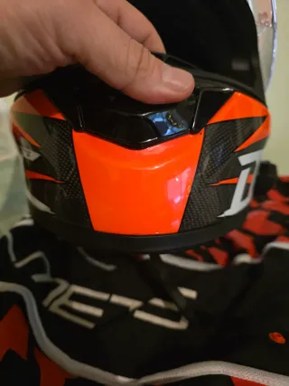 Casco MT Snake Carbon Naranja