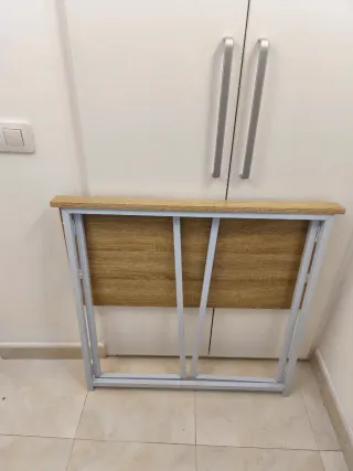 Escritorio plegable madera y metal